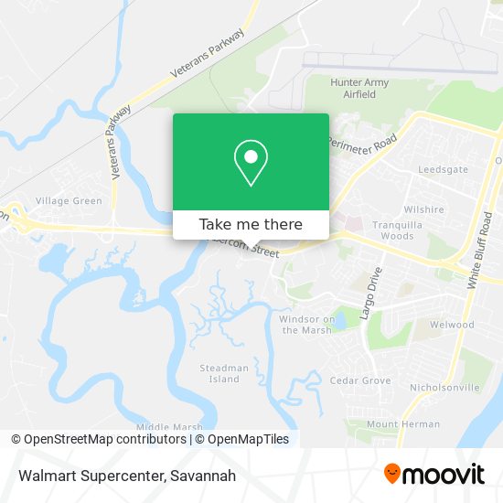 Walmart Supercenter map