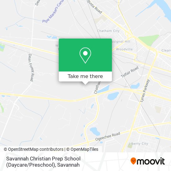 Savannah Christian Prep School (Daycare / Preschool) map