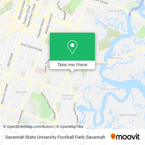 Savannah State University Map How To Get To Savannah State University Football Field By Bus?