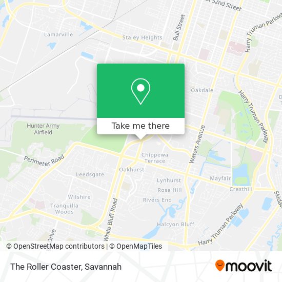 Mapa de The Roller Coaster