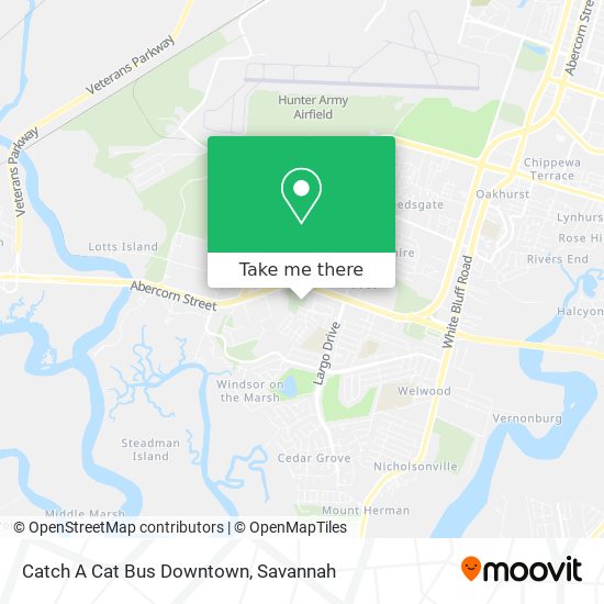 Mapa de Catch A Cat Bus Downtown