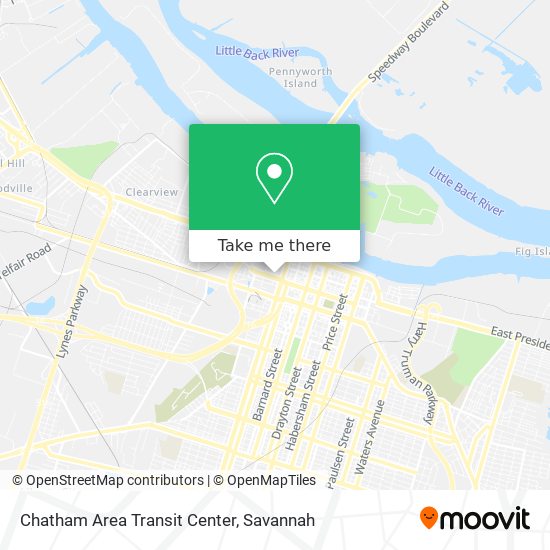 Mapa de Chatham Area Transit Center