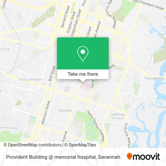 Mapa de Provident Building @ memorial hospital