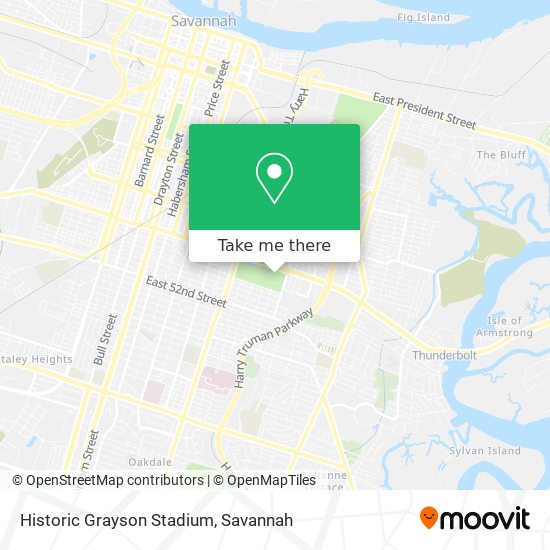 Historic Grayson Stadium map