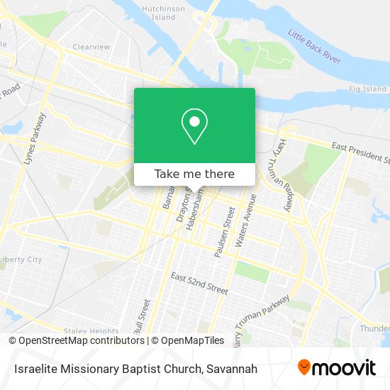 Israelite Missionary Baptist Church map