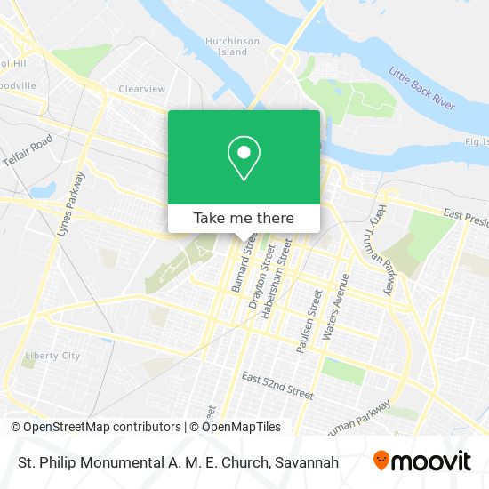 St. Philip Monumental A. M. E. Church map