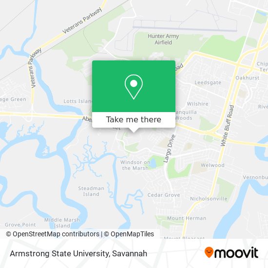 Mapa de Armstrong State University