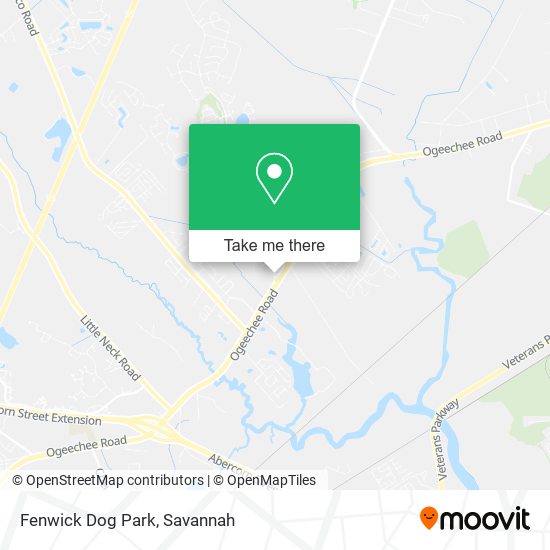 Mapa de Fenwick Dog Park