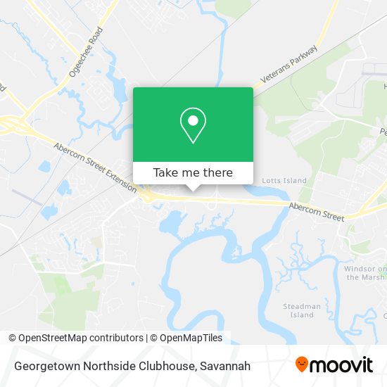 Georgetown Northside Clubhouse map
