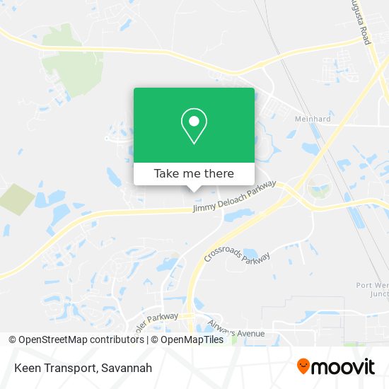 Mapa de Keen Transport