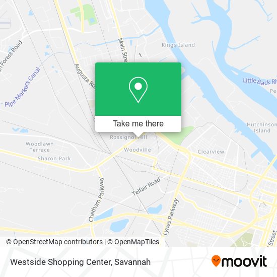Mapa de Westside Shopping Center