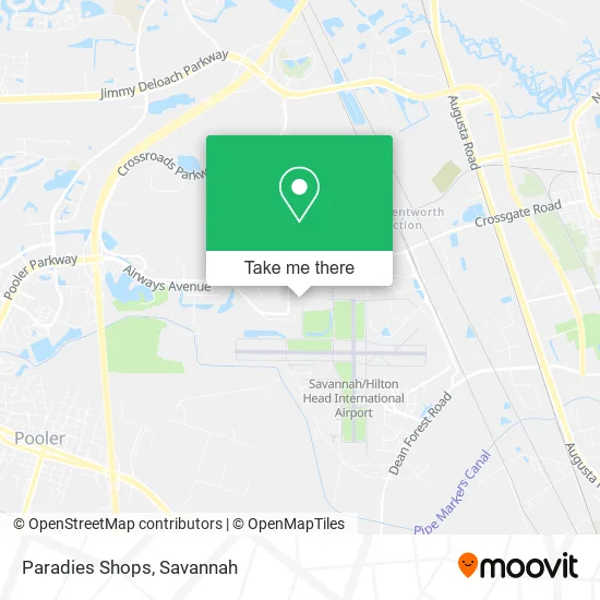 Paradies Shops map