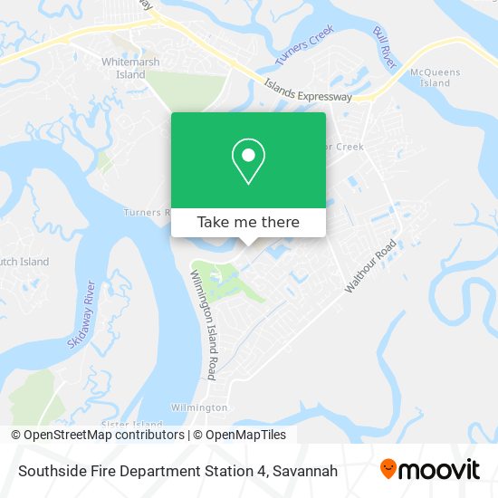 Mapa de Southside Fire Department Station 4