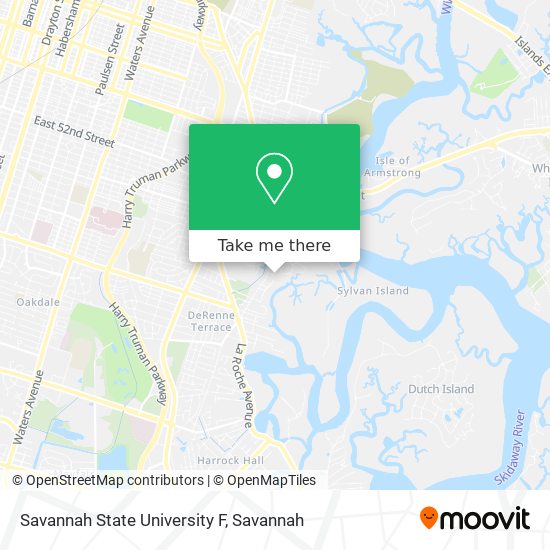 Savannah State University F map