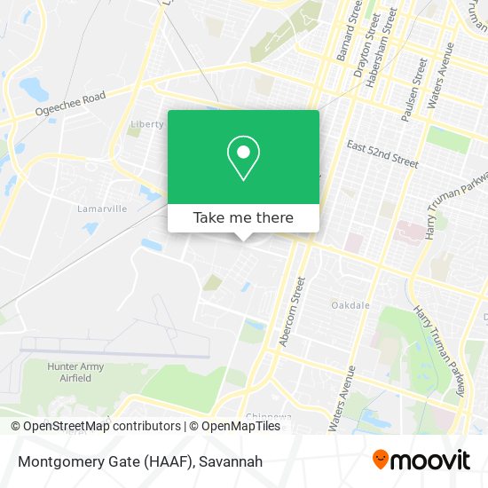 Mapa de Montgomery Gate (HAAF)