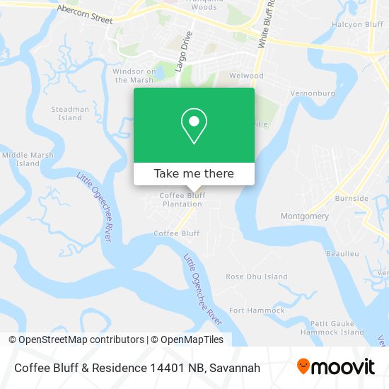 Coffee Bluff & Residence 14401 NB map