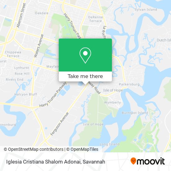 Mapa de Iglesia Cristiana Shalom Adonai
