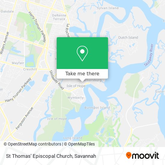 St Thomas' Episcopal Church map