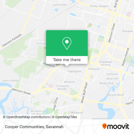 Cooper Communities map