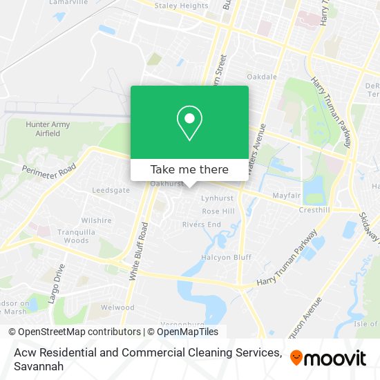 Mapa de Acw Residential and Commercial Cleaning Services