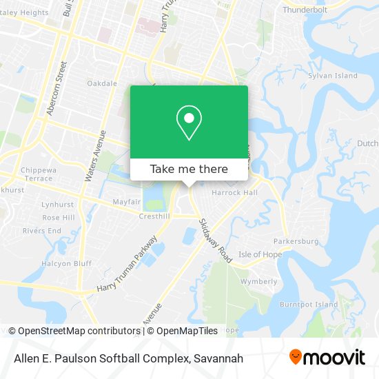 Mapa de Allen E. Paulson Softball Complex