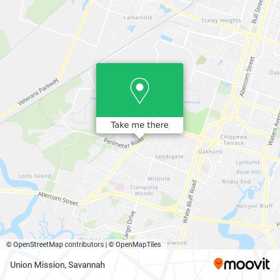 Mapa de Union Mission