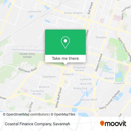 Mapa de Coastal Finance Company