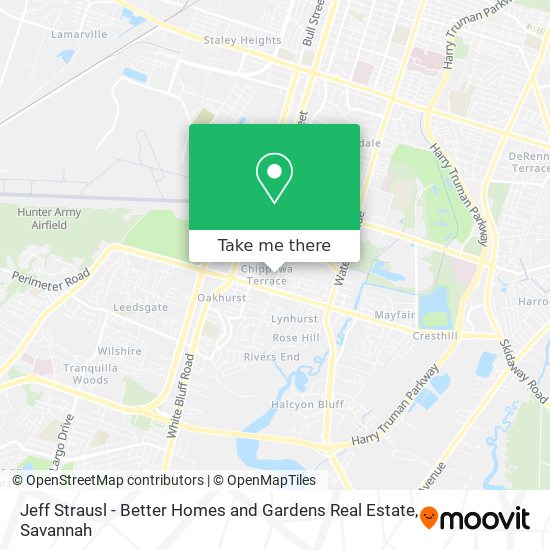 Jeff Strausl - Better Homes and Gardens Real Estate map