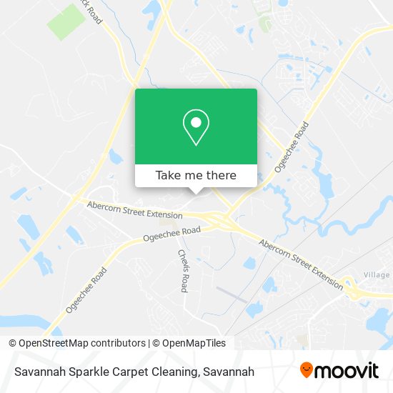Mapa de Savannah Sparkle Carpet Cleaning
