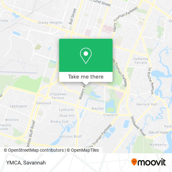 YMCA map