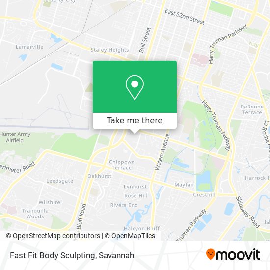 Fast Fit Body Sculpting map