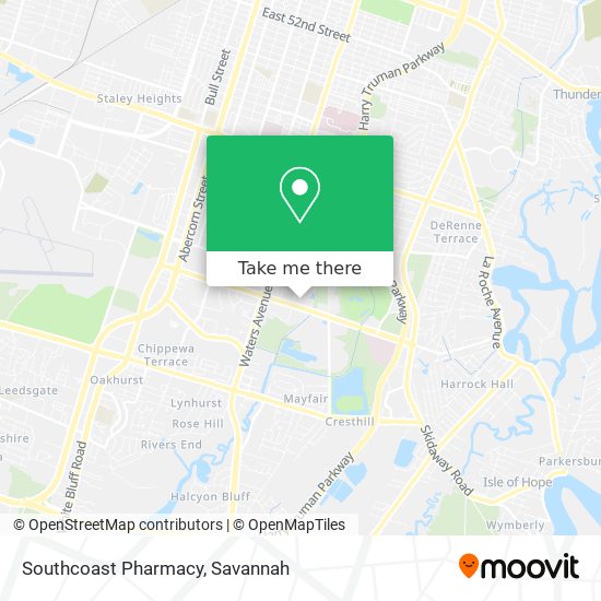 Mapa de Southcoast Pharmacy