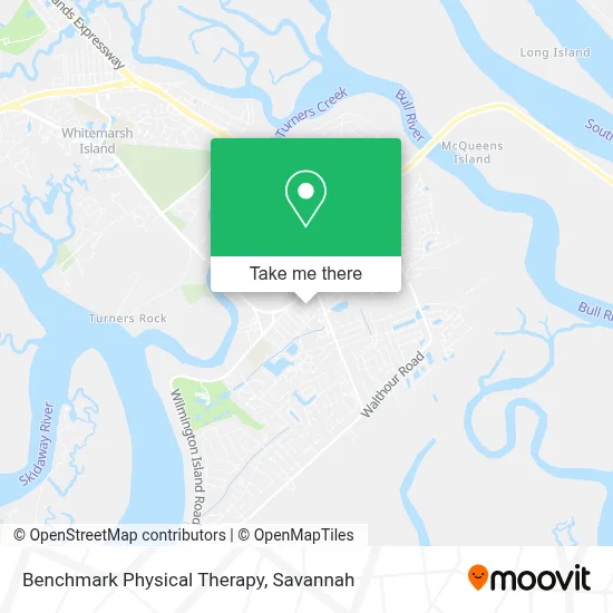 Benchmark Physical Therapy map