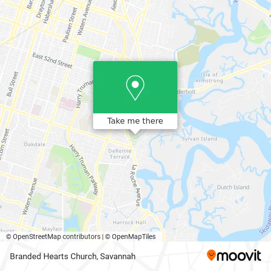 Branded Hearts Church map