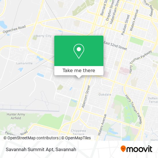 Savannah Summit Apt map