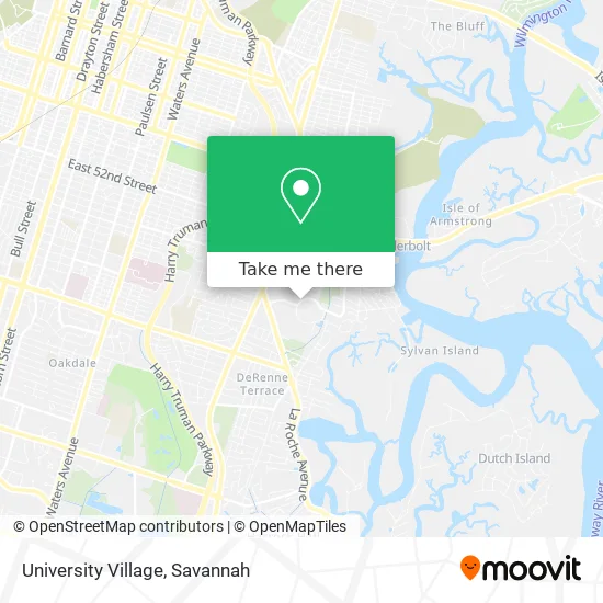 Mapa de University Village