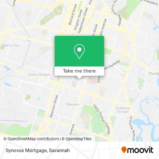 Synovus Mortgage map