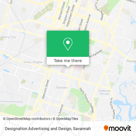 Designation Advertising and Design map