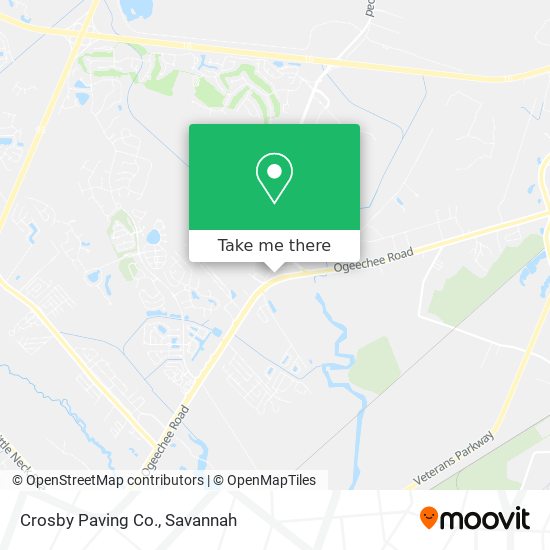 Mapa de Crosby Paving Co.
