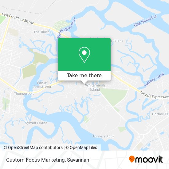 Custom Focus Marketing map