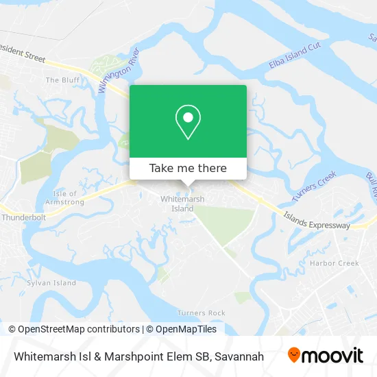 Whitemarsh Isl & Marshpoint Elem SB map