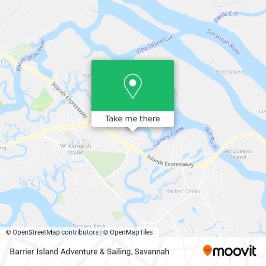 Barrier Island Adventure & Sailing map