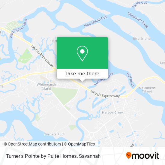 Mapa de Turner's Pointe by Pulte Homes