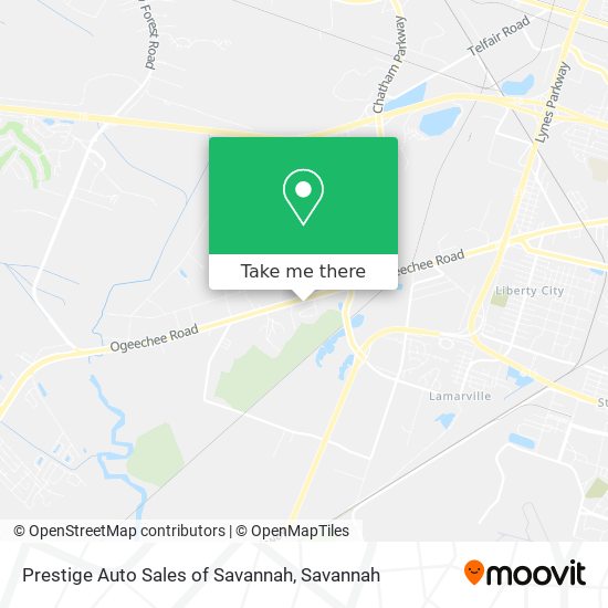 Mapa de Prestige Auto Sales of Savannah
