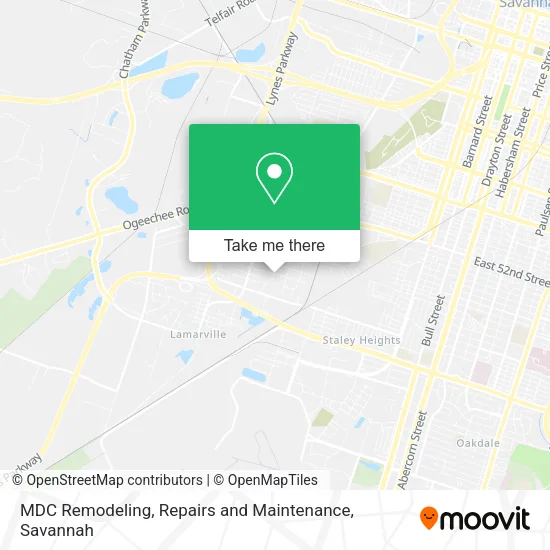 MDC Remodeling, Repairs and Maintenance map