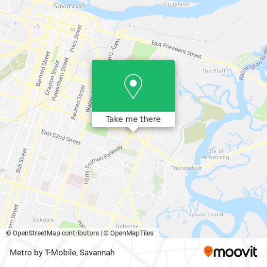 Metro by T-Mobile map