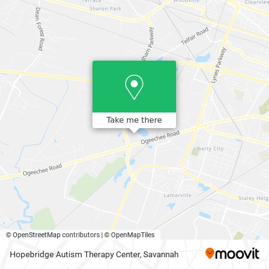 Hopebridge Autism Therapy Center map