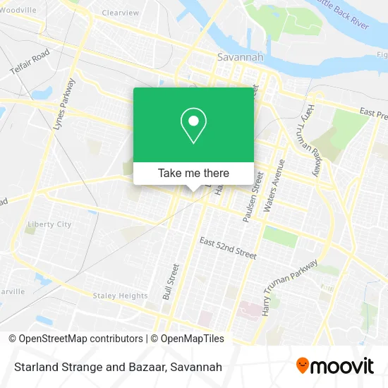 Mapa de Starland Strange and Bazaar