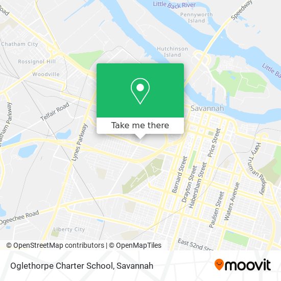 Oglethorpe Charter School map