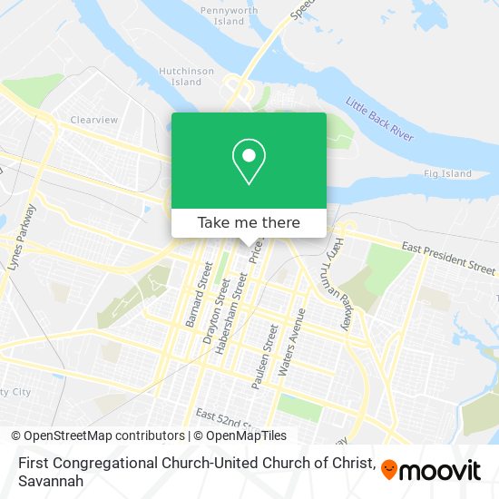 Mapa de First Congregational Church-United Church of Christ